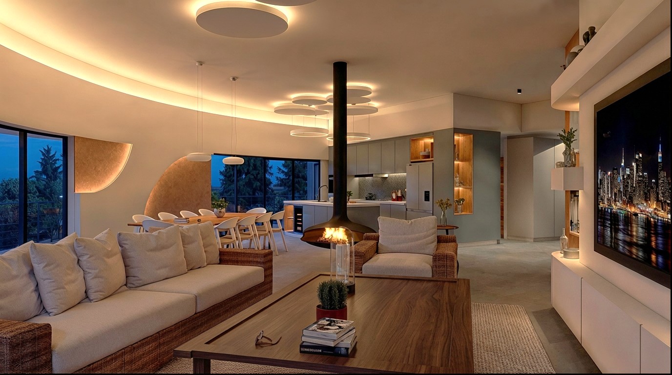 Salon Villa Bourail, vue 2